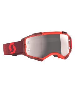 272828-0004269 SCOTT Fury Goggle - red | silver chrome lens
