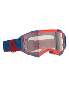 SCOTT Fury Goggle - dark blue/neon red | clear lens
