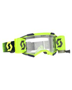 278596-5727113 SCOTT Fury WFS Goggle - neon green/neon yellow | clear lens