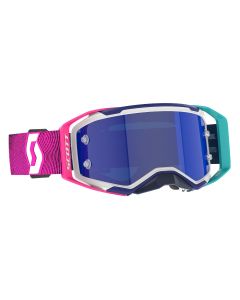 421478-7906349 SCOTT Prospect 2.0 AMP Goggle - stealth blue/radiant pink | blue chrome lens
