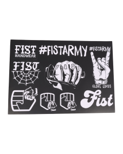 FIST Skull Sticker sheet