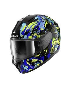 Shark Ridill 2 Raging Beast Helmet - Black/Blue/Green