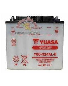 YUASA 12 VOLT YUMICRON BATTERY Y60-N24AL-B