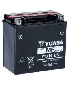 YUASA SUPER MF BATTERY YTX14-BS