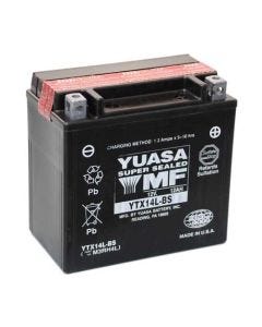 YUASA SUPER MF BATTERY YTX14L-BS