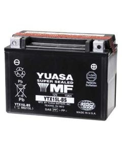 YUASA SUPER MF BATTERY YTX15L-BS