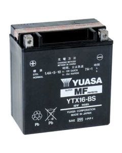 YUASA SUPER MF BATTERY YTX16-BS