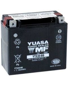 YUASA SUPER MF BATTERY YTX20-BS