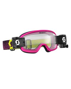 Goggle Buzz MX Pro WFS pink/yellow clear works