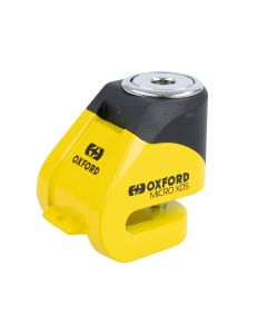 OXFORD MICRO XD5 DISC LOCK YELLOW/BLACK