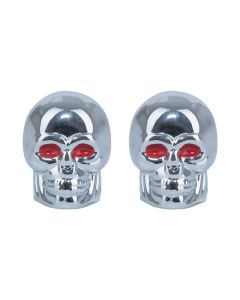 OXFORD SKELETON VALVE CAPS-SILVER